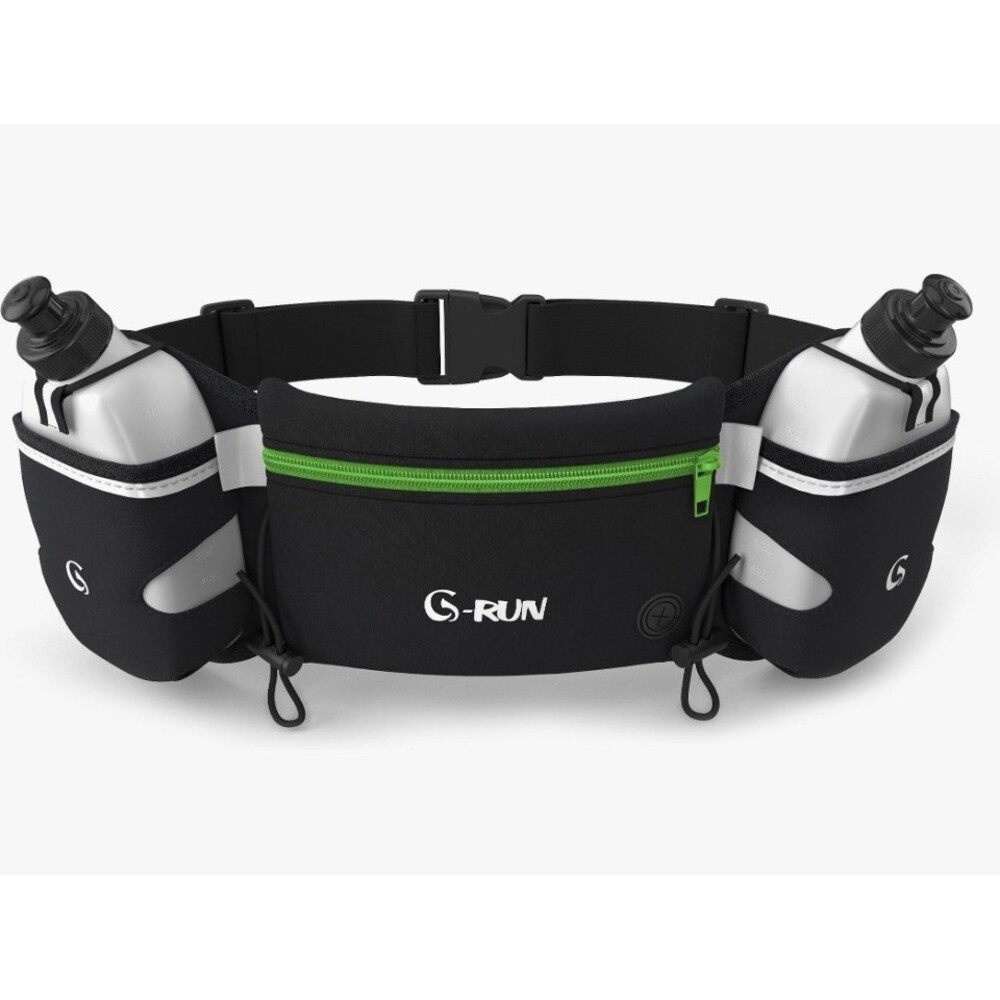 Q-RUN Hydration Running Belt with Bottles - Water Belts for Woman and Men - i...
